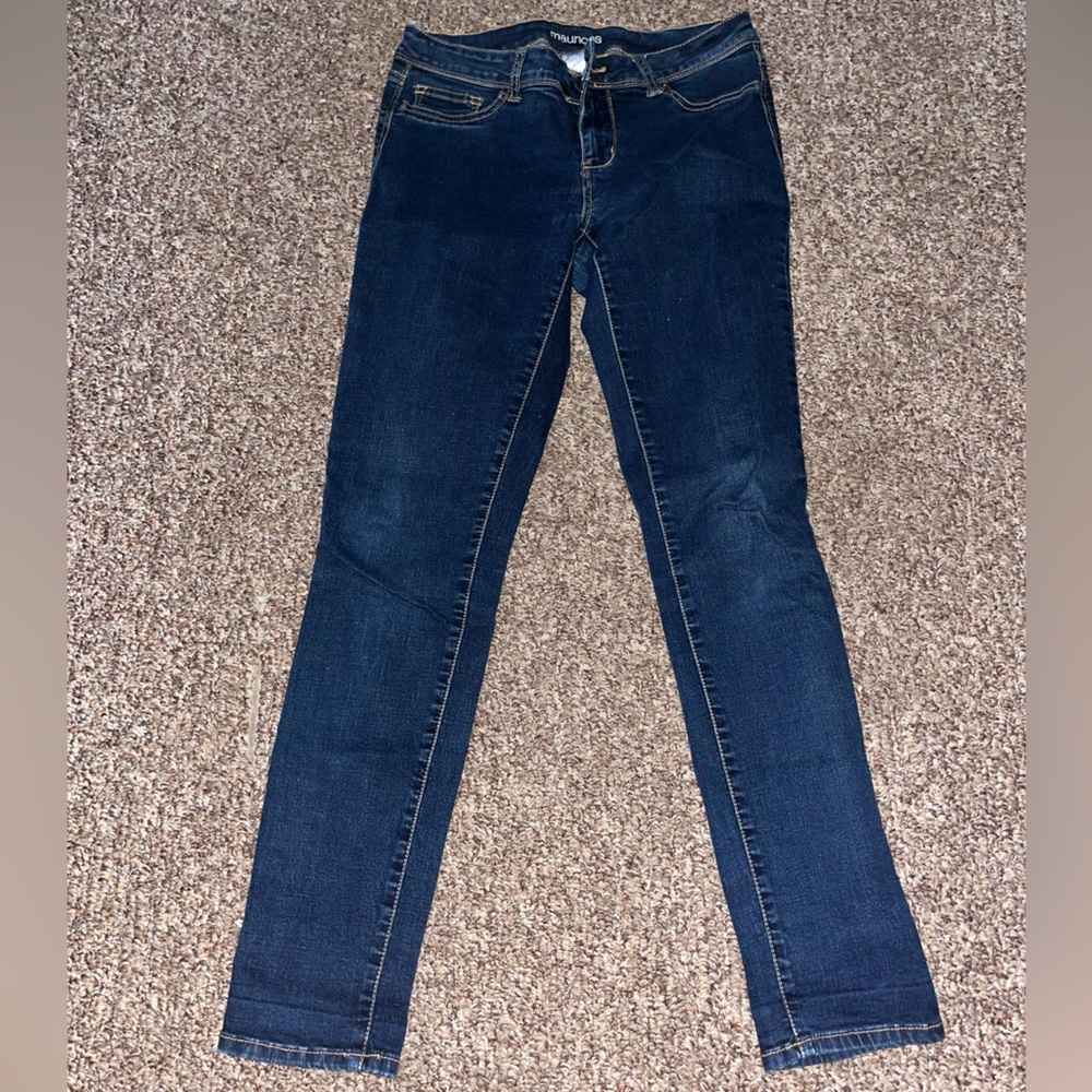 Maurices Dark Wash High Rise Skinny Jeans